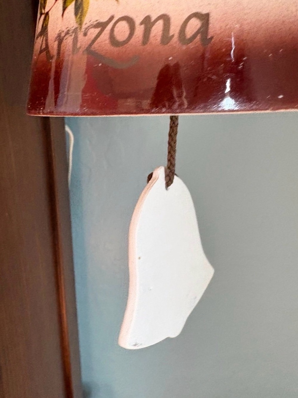 Ceramic Cardinal Bell Wind Chime - Picture 4 of 5